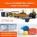 Safe Design 3 Layers PE air bubble wrap film making machine